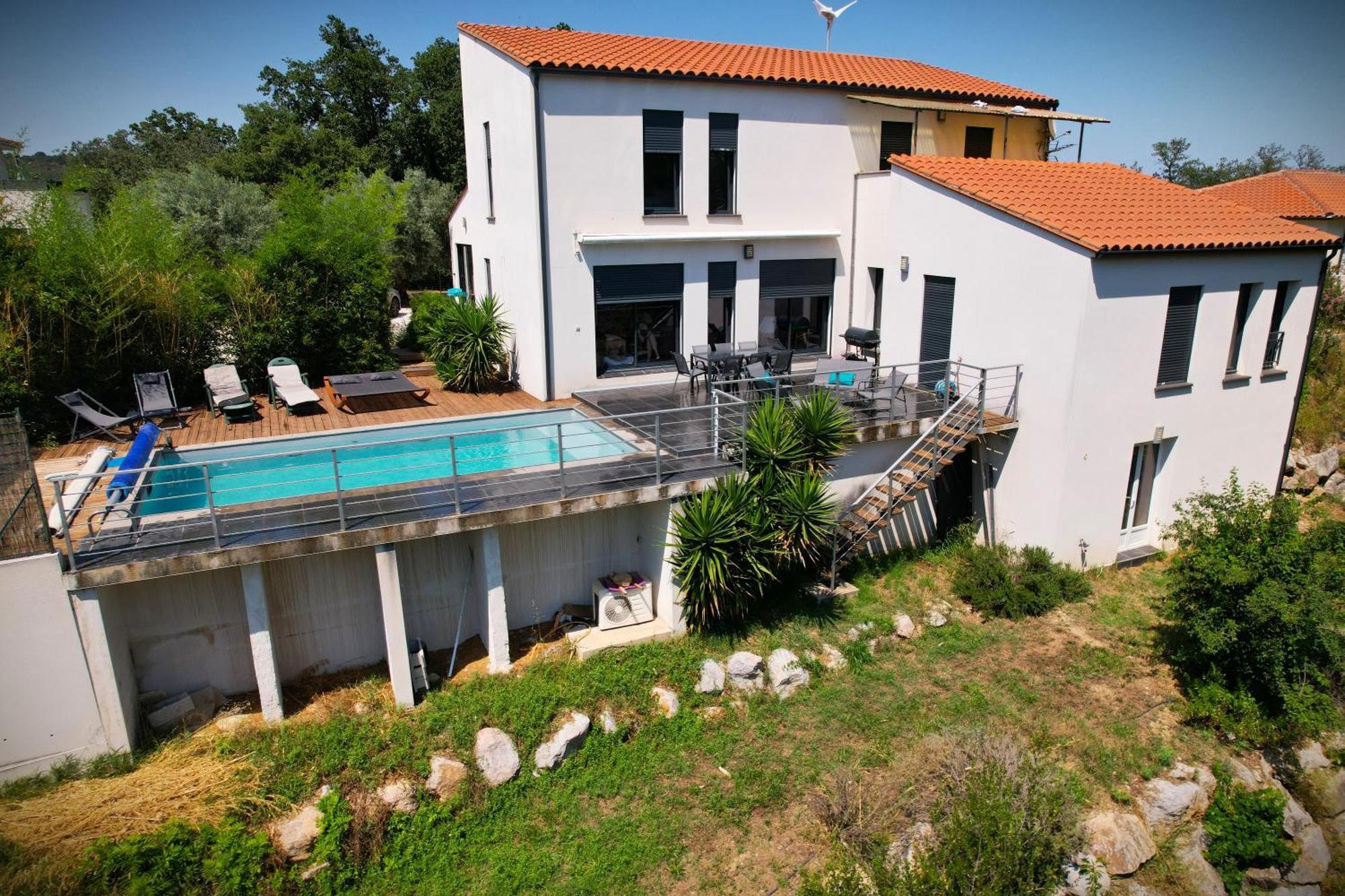 Villa Contemporaine, Jardin Mediterraneen Et Piscine Privee Saint-Jean-Pla-de-Corts Dış mekan fotoğraf